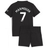 Camisola + Calções Manchester City Marmoush 7 Criança Equipamento 2ª 2025-26
